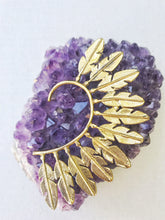 Load image into Gallery viewer, Brass Ear Cuff | Tribal Feather | Ear Wrap |