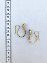 Load image into Gallery viewer, Snake Head Brass Earrings