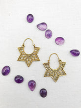 Load image into Gallery viewer, Supernova Brass Earrings