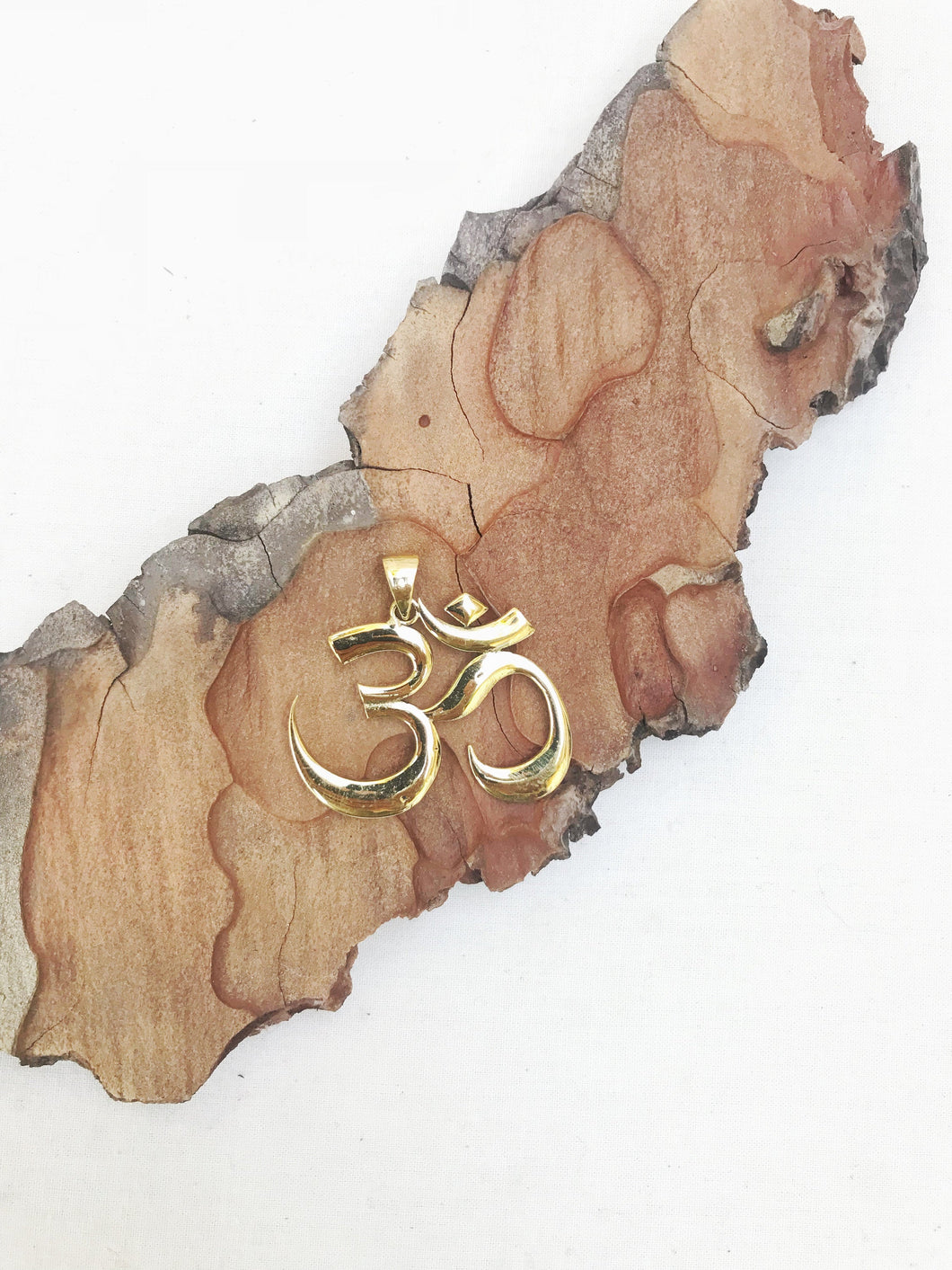 OM Yoga Pendant Necklace |  With or Without Chain