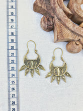 Load image into Gallery viewer, Spiritual Warrior Brass Earrings