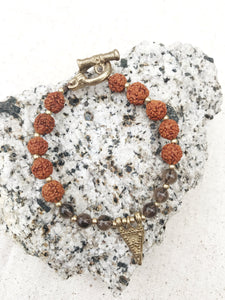 SOUTH Rudraksha Healing Crystal Bracelet