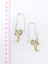 Load image into Gallery viewer, Lily Brass Earrings