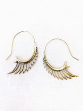 Load image into Gallery viewer, Angel Wings Brass Earrings