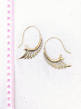Load image into Gallery viewer, Angel Wings Brass Earrings