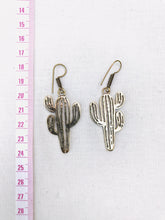 Load image into Gallery viewer, Cactus Dreams Brass Earrings